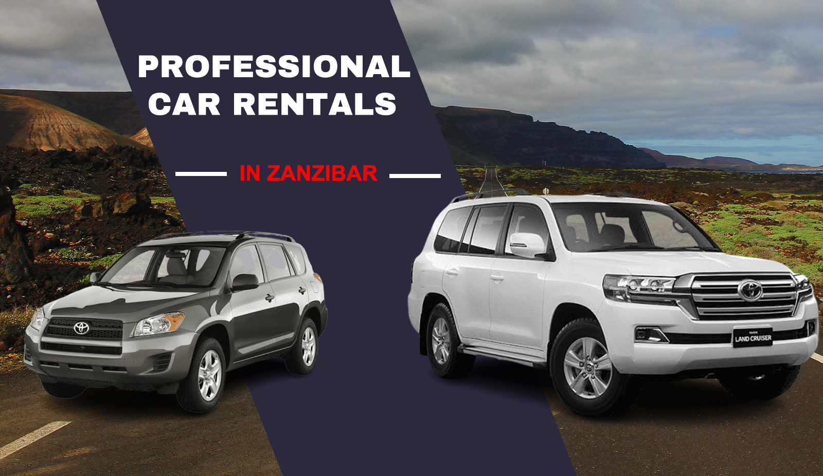 The Best car rentals service in zanzibar